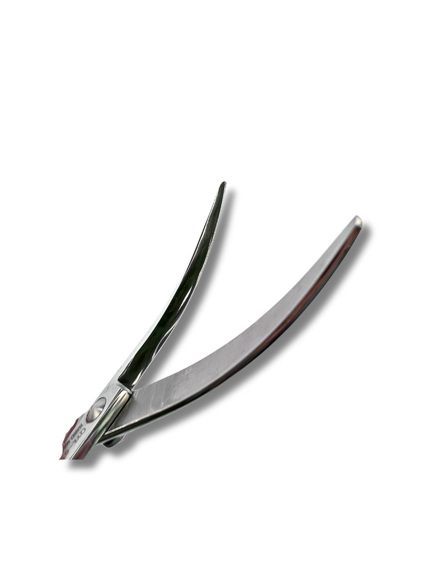 QD-75 serrated professional micro-teeth curved scissors 7.5"