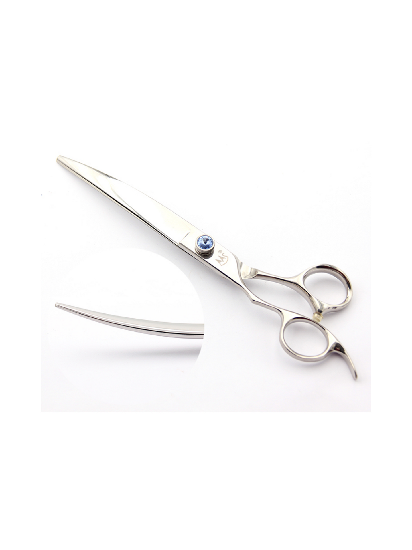 F2FQ-75 professional curved scissors 7.5" (LH)