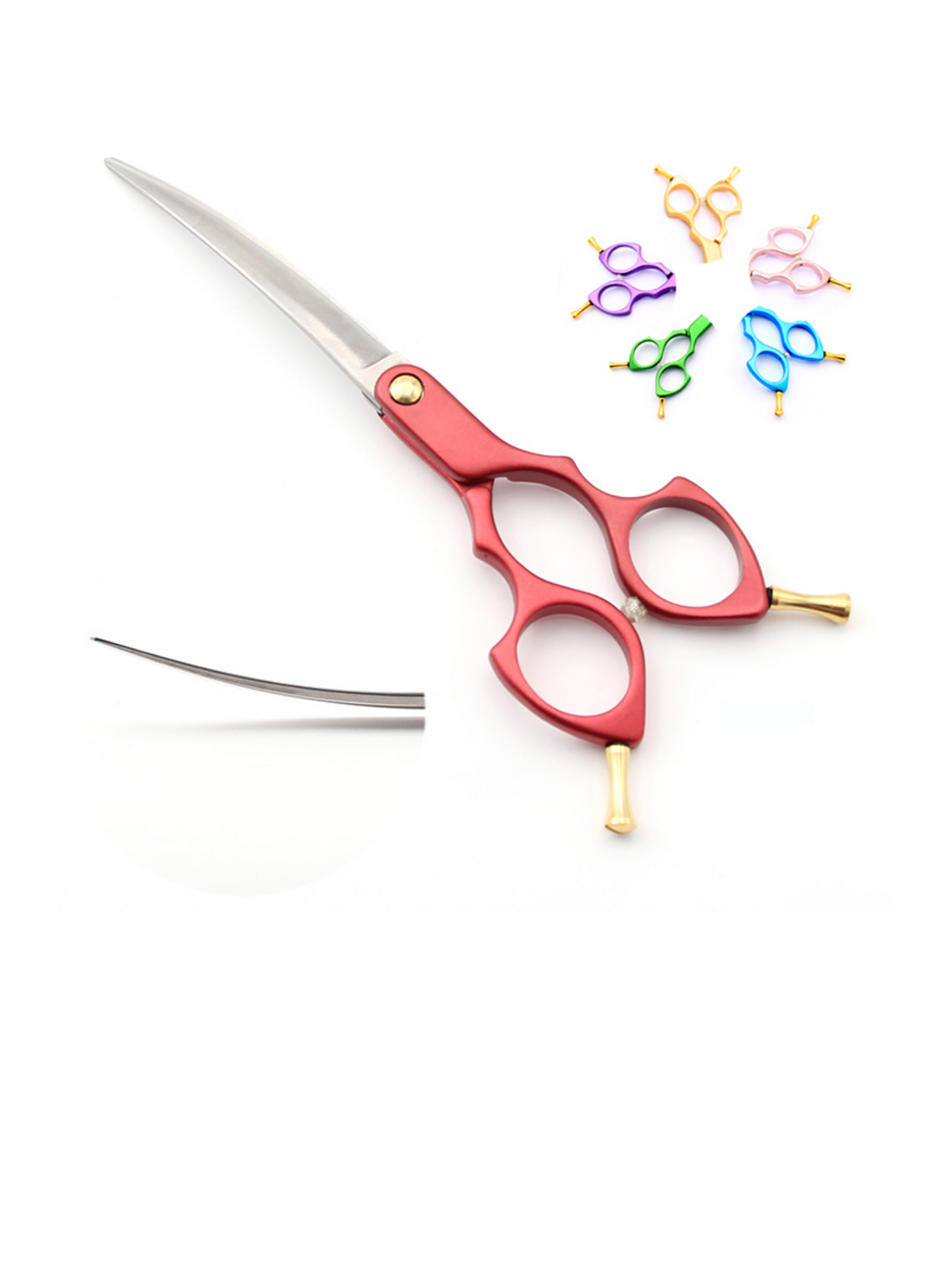 QMD-65 Asian Fusion professional curved scissor 6.5"