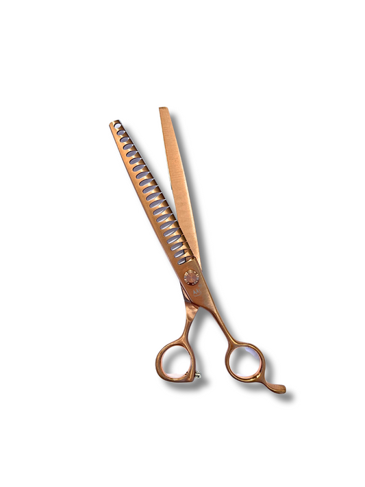 HI-8020 professional straight thinning scissor 8.0" 20 teeth GOLD