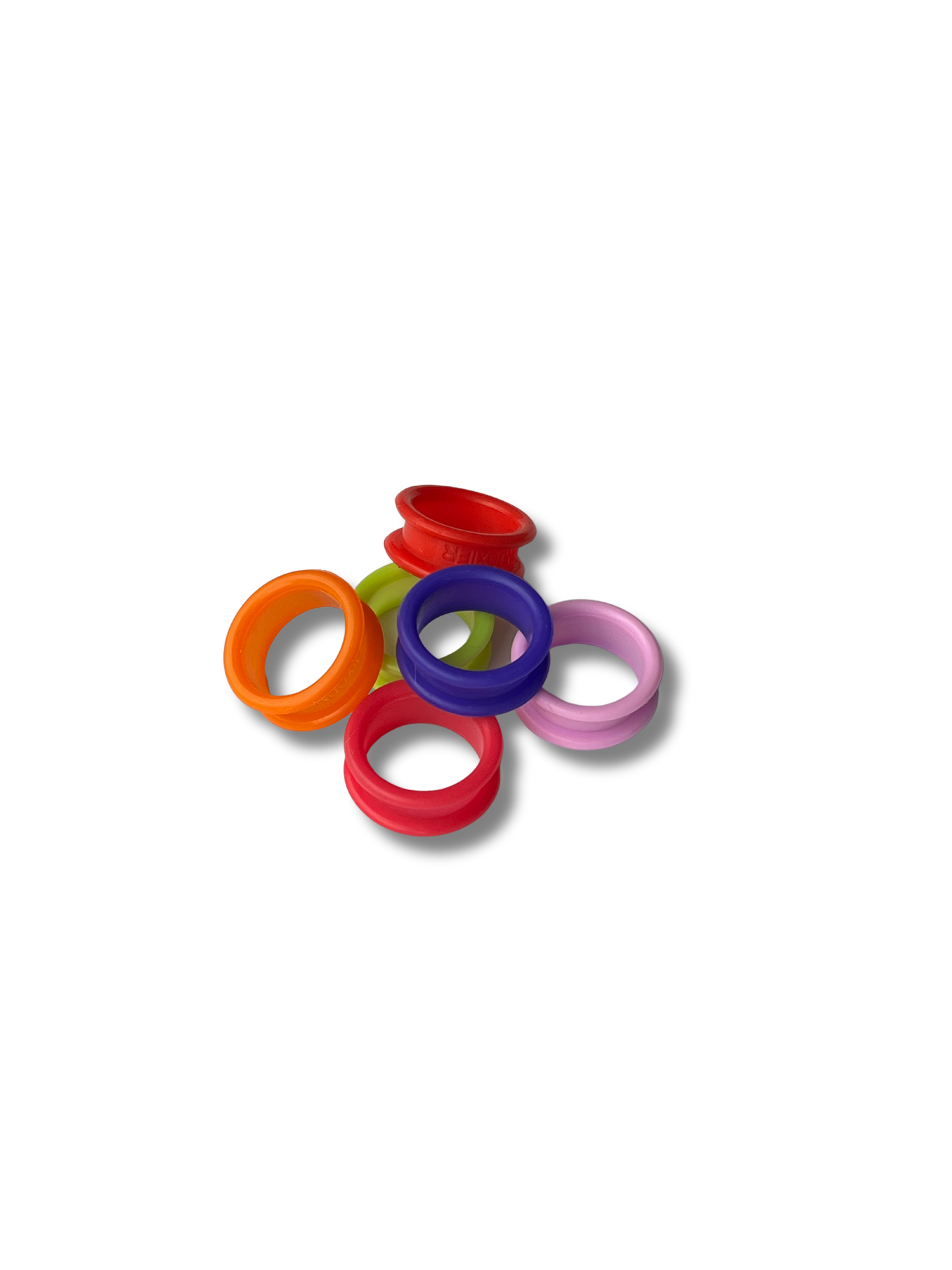 Silicone finger insert rings