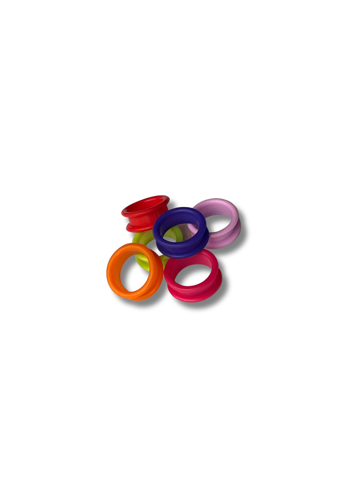 Silicone finger insert rings