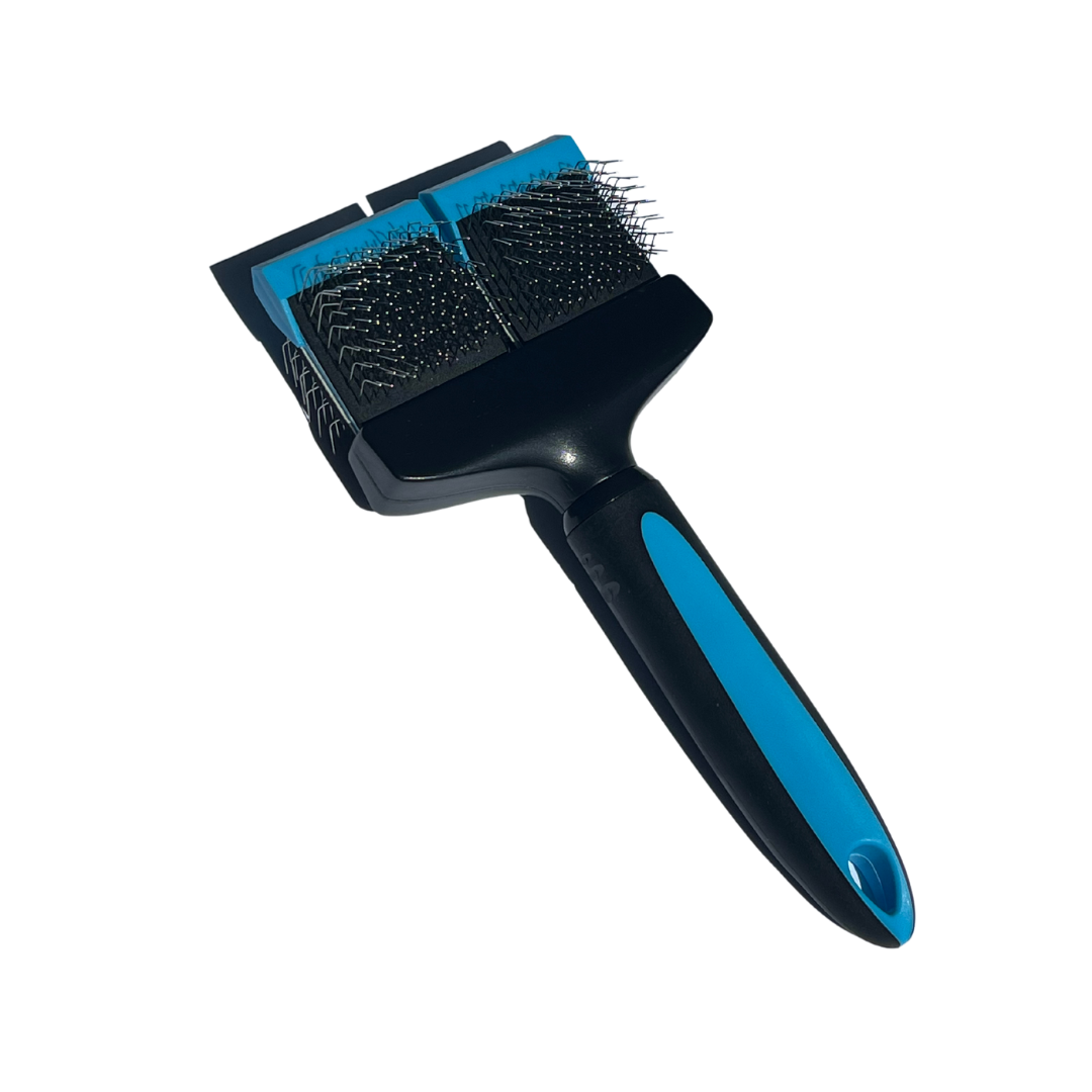 Professional double sided dematting slicker brush