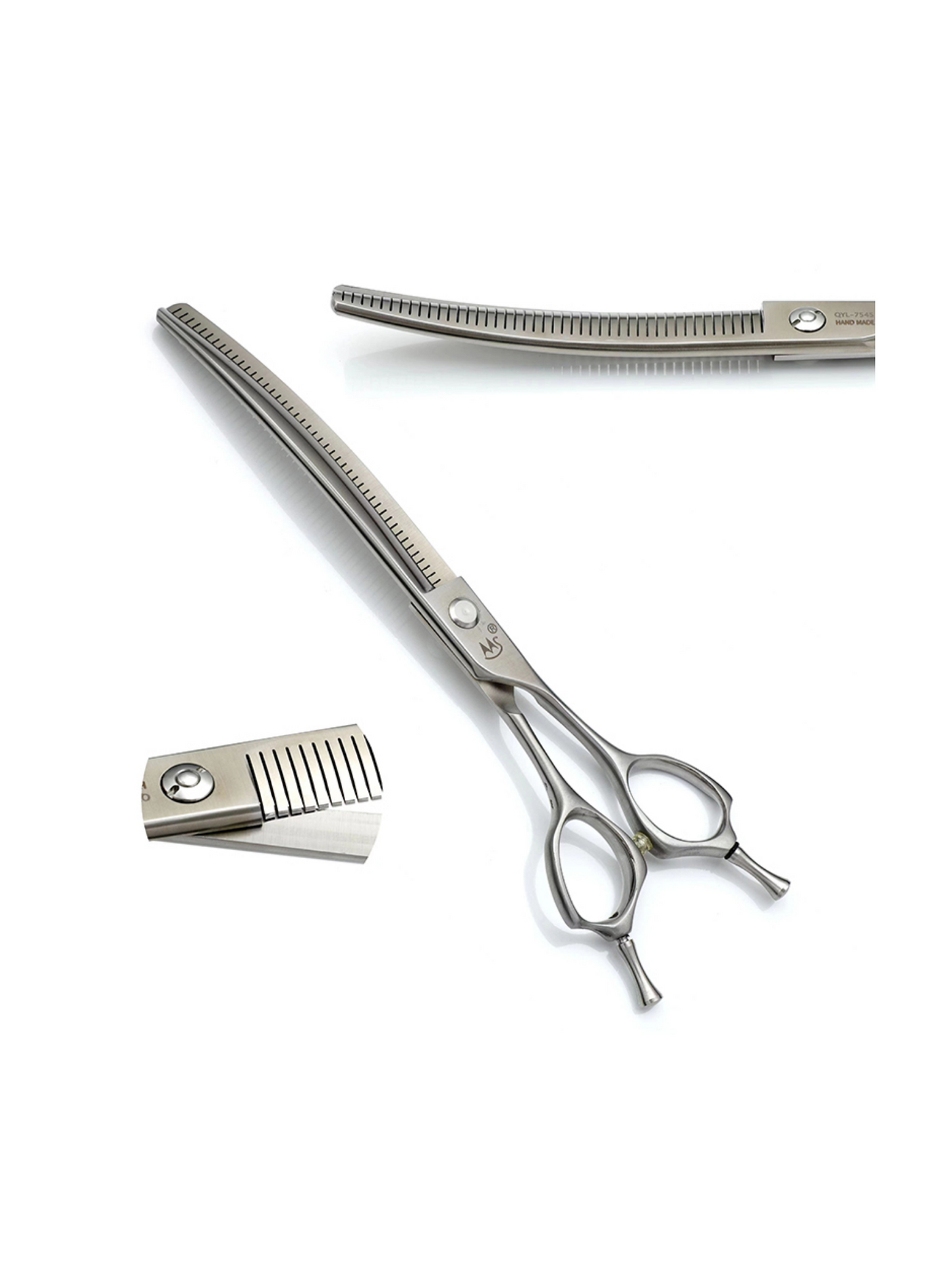 QYL-7545 professional curved thinning scissor 7.5" 45 teeth