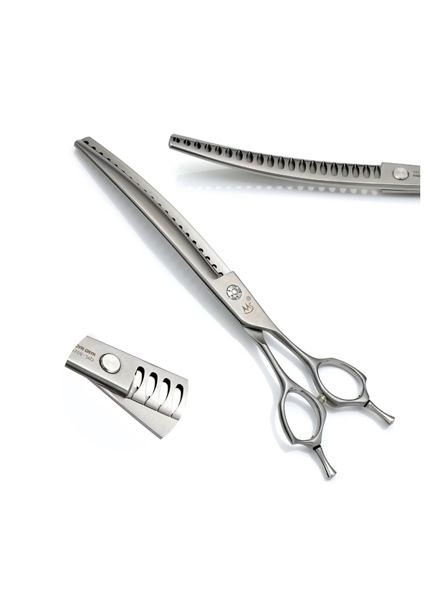 QYL-8028 professional curved thinning scissor 8.0" 28 teeth