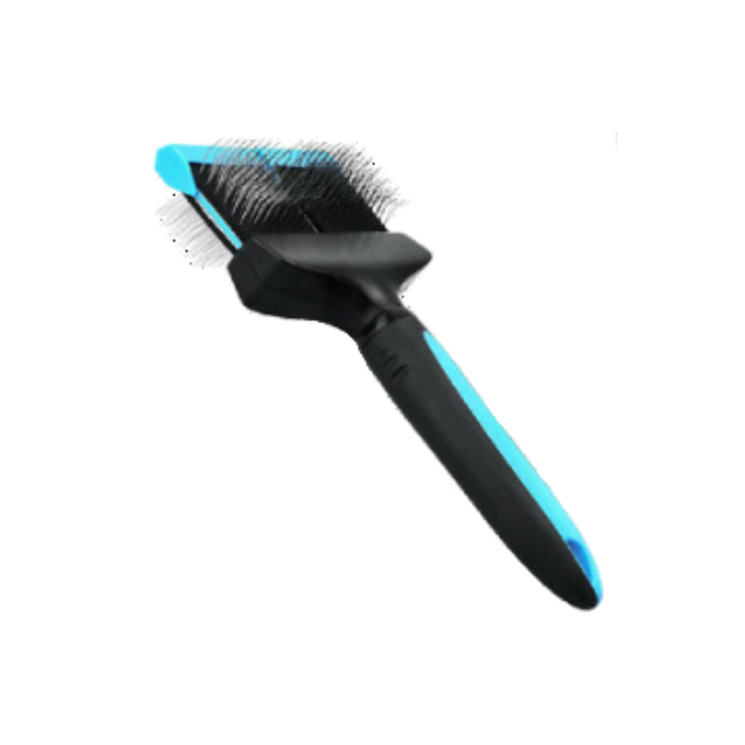 Professional double sided dematting slicker brush